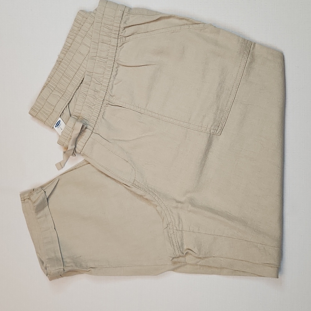 Old Navy Linen Look Lightweight Capri Pants
